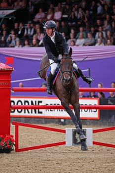 Mark Edwards is on fire to take another win on the first day of the HOYS International classes